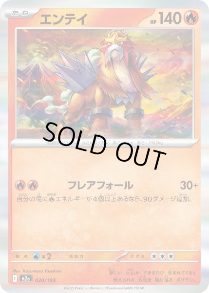 画像1: エンテイ【-】｛020/193｝［M2A］ (1)